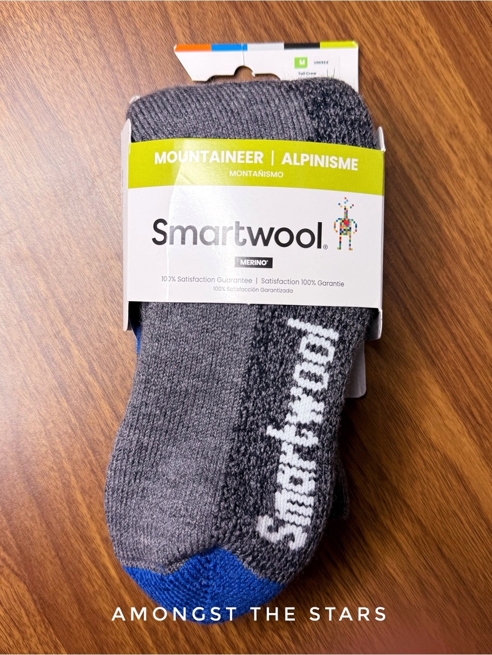 Smartwool Mountaineer Alpinisme Merino Wool Tall Crew Socks Men Women Medium
